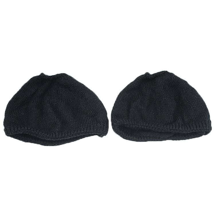 2 PCS Knitted Headphone Dustproof Protective Case for Beats Solo2 / Solo3(Black)