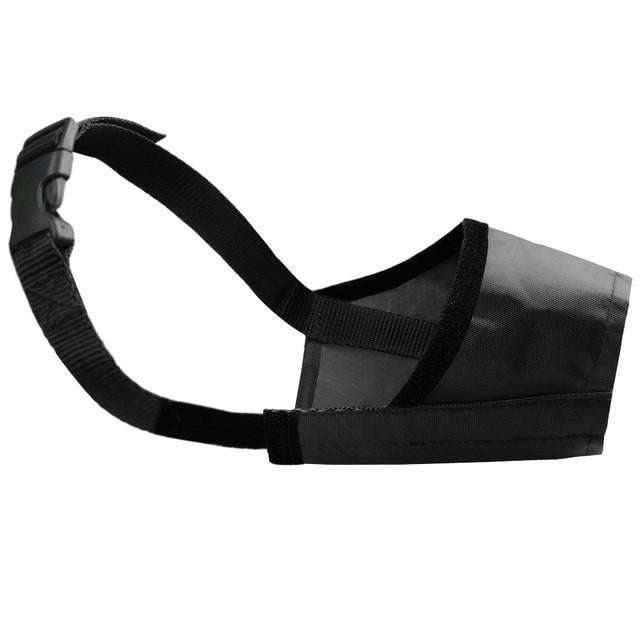 Pet Supplier Dog Muzzle Breathable Nylon Comfortable Soft Mesh Adjustable Pet Mouth Mask Prevent ...