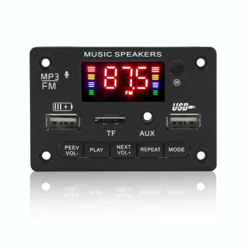 JX-810BT Car 12V Audio MP3 Player Decoder Board FM Radio USB, with Bluetooth / Remote Control / R...