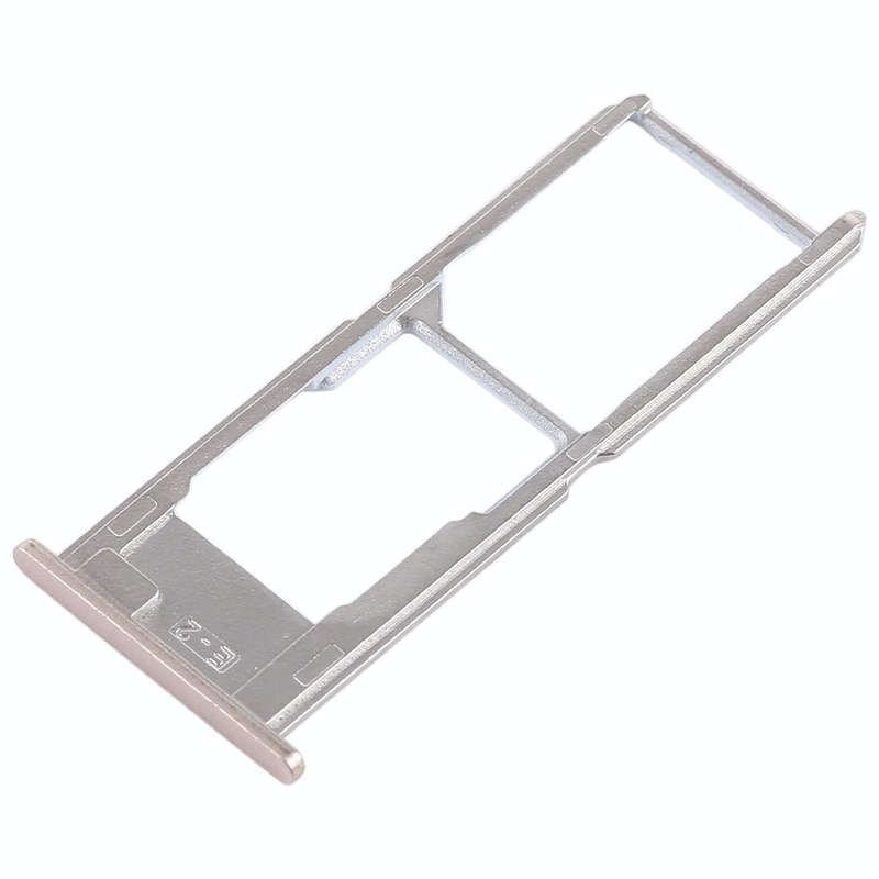 For Vivo Y37 SIM Card Tray + SIM Card Tray / Micro SD Card Tray (Gold)