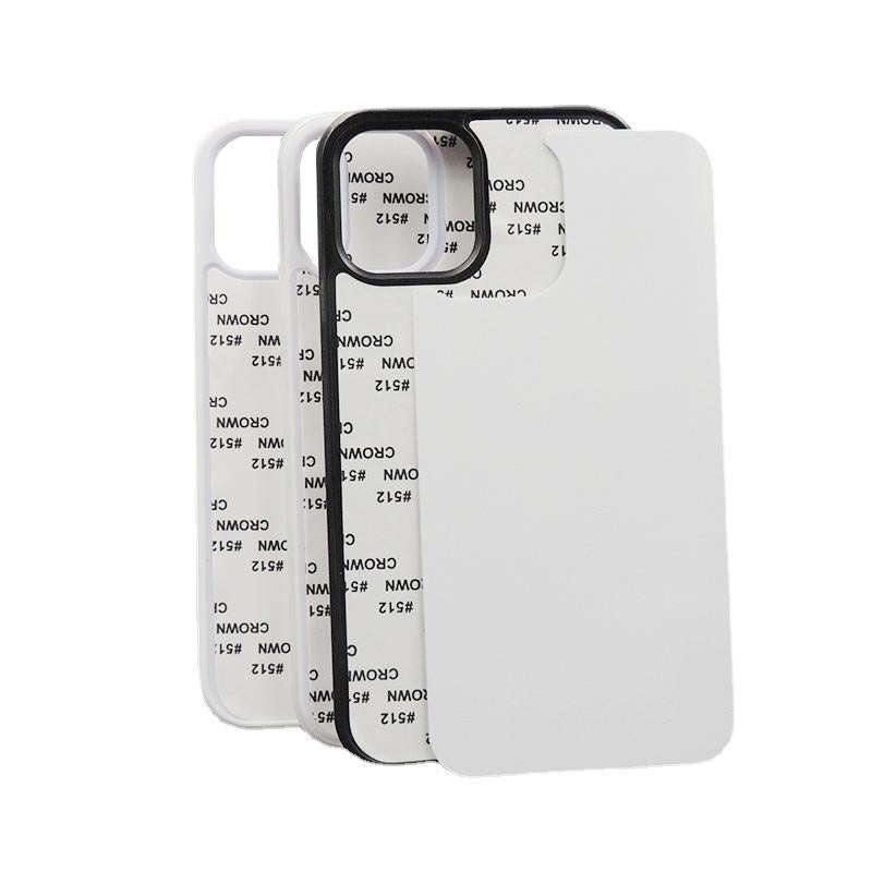 For iPhone 14 Pro Max 10 PCS 2D Blank Sublimation Phone Case(Black)