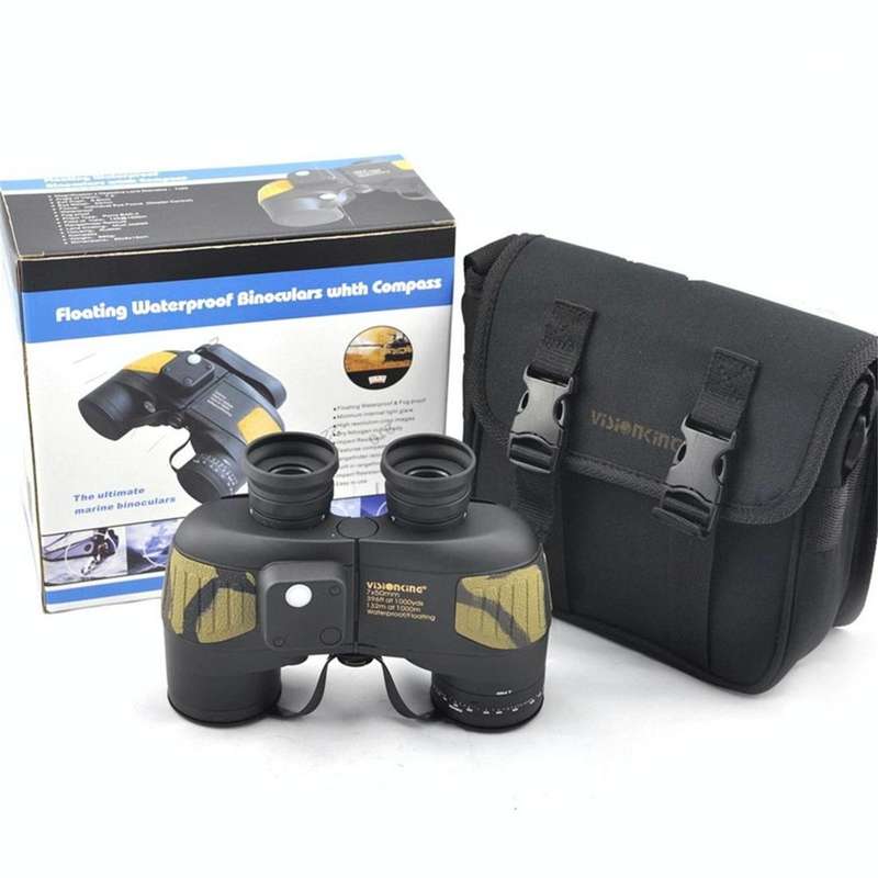 Visionking 7x50 Powerful High Definition Waterproof Nitrogen Rangefinder Compass Binoculars Teles...