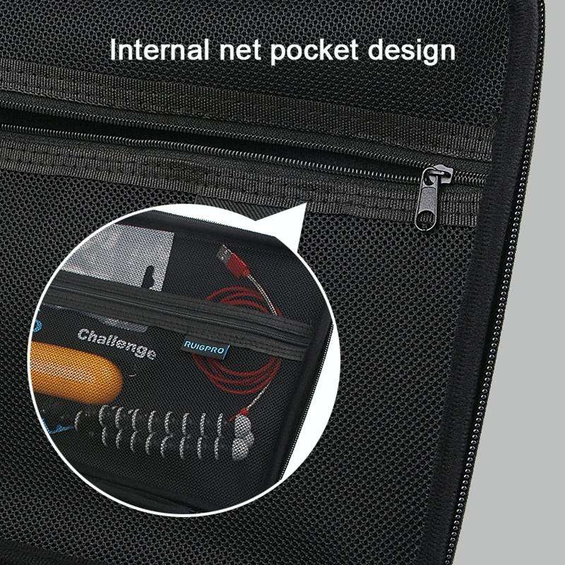 RUIGPRO Shockproof Waterproof Portable Case Box for DJI Osmo Action, Size: 33.5cm x 22.7cm x 6.3c...