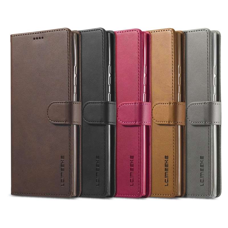 For Samsung Galaxy Note 20 Ultra LC.IMEEKE Calf Texture Horizontal Flip Leather Case, with Holder...