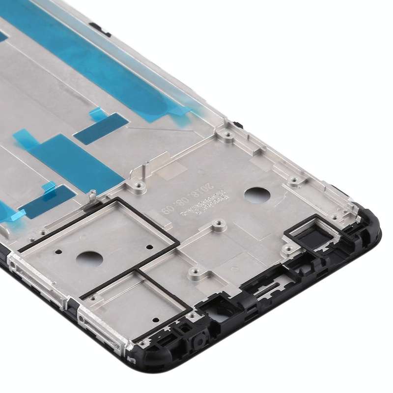 Middle Frame Bezel Plate for Nokia 3.1 Plus TA-1118 TA-1104 TA-1125 TA-1117 TA-1113 TA-1115 (Black)