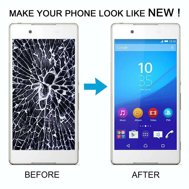 LCD Screen Digitizer Full Assembly with Frame for Sony Xperia M4 Aqua(White)