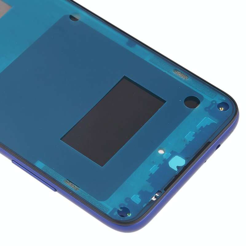 Middle Frame Bezel Plate with Side Keys for Xiaomi Redmi 7 (Blue)