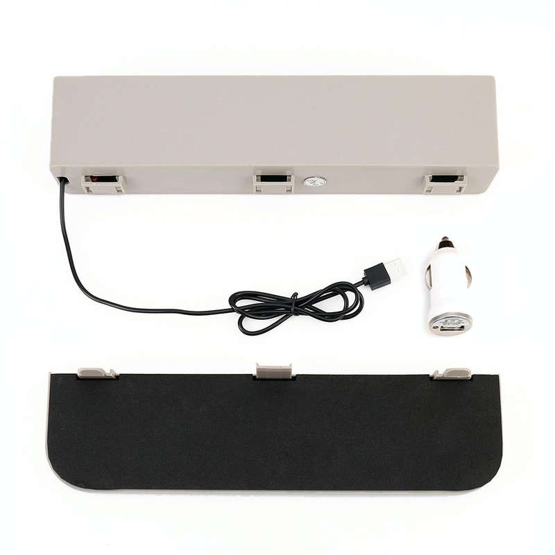 Universal Car Multi-functional Charger Console Side Pocket Seat Gap Side Storage Box, with 2 USB ...