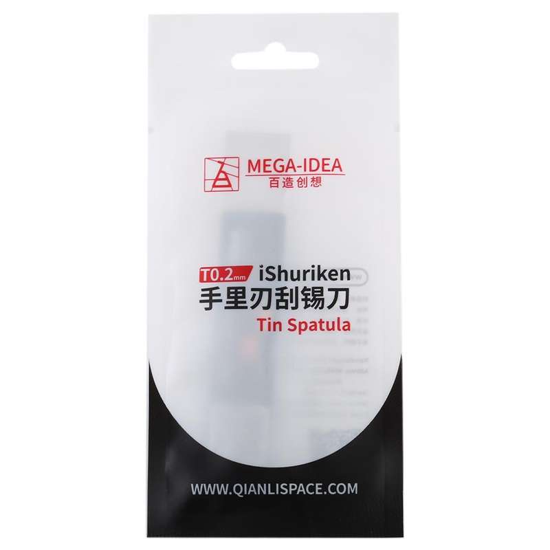 Qianli iShuriken T0.2mm Solder Paster Scraping Tin Knife Wear-resistant Bevel