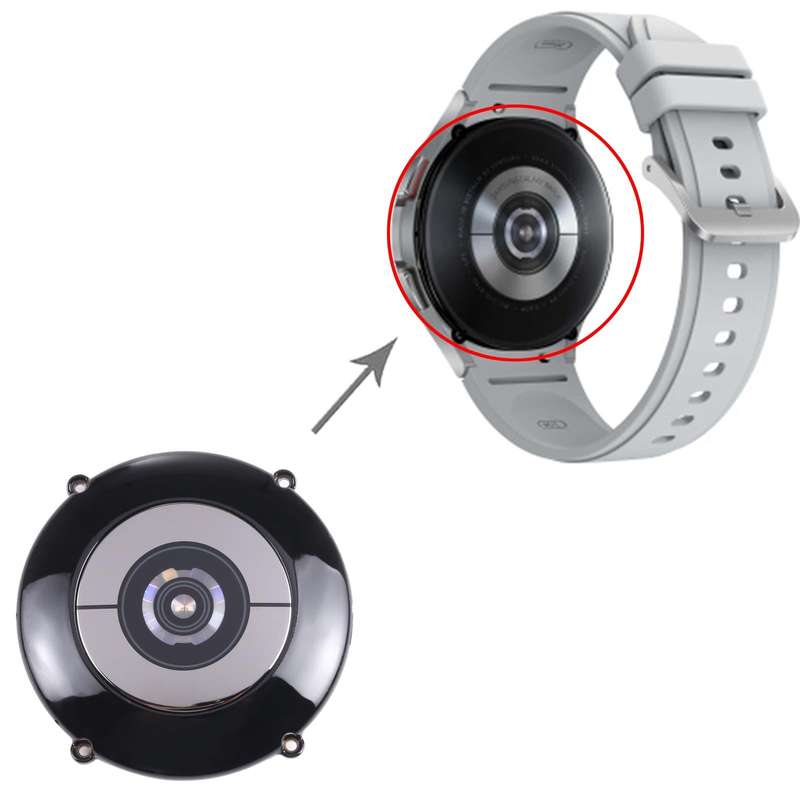 Original Back Cover With Heart Rate Sensor + Wireless Charging Module For Samsung Galaxy Watch4 C...