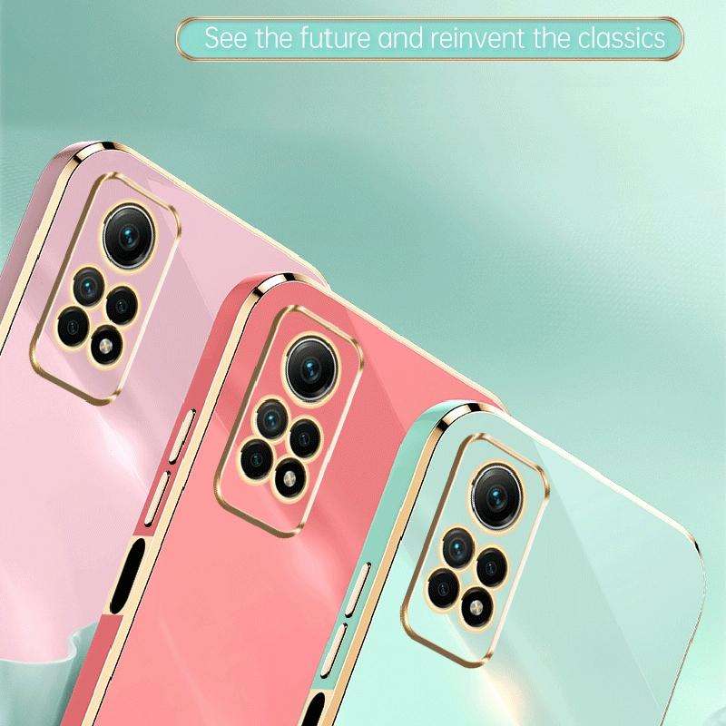 For Xiaomi Redmi Note 12 Pro 4G XINLI Straight Edge 6D Electroplate TPU Phone Case(Mint Green)
