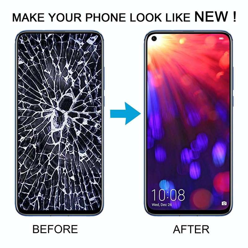 For Honor View 20 Original LCD Screen Digitizer Full Assembly with Frame (Red)