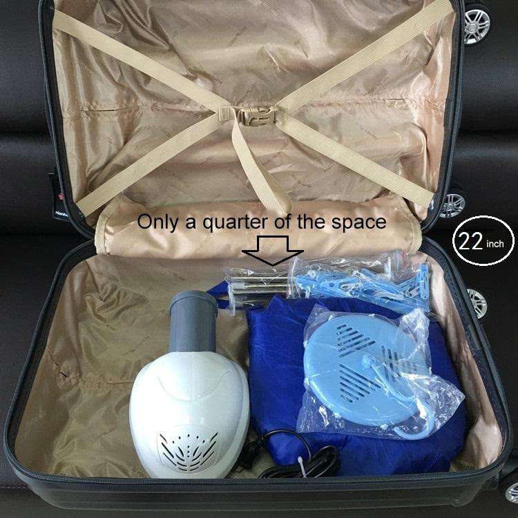 Foldable Free Installation Portable Household Mini Clothes Dryer(Blue)