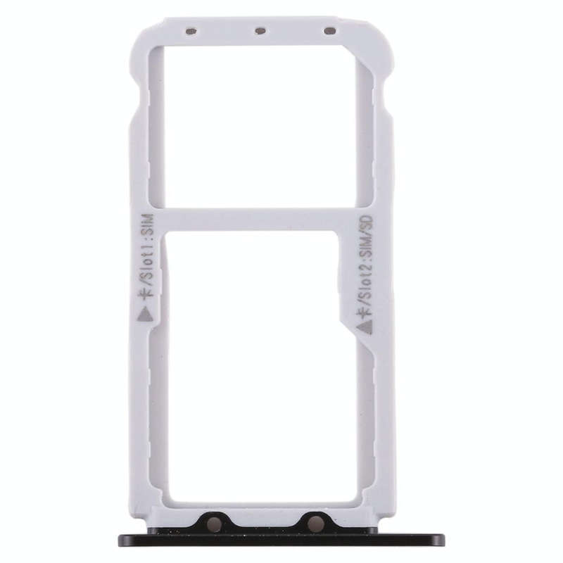 SIM Card Tray + SIM Card Tray / Micro SD Card Tray for Huawei Honor V9 (Black)