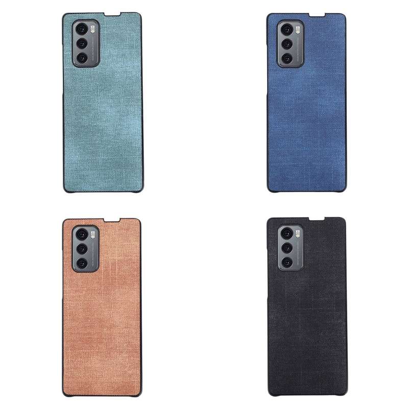 For LG Wing 5G Brugg Texture PU+TPU+PC Shockproof Phone Case(Light Green)