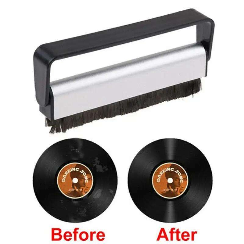 Vinyl Record Cleaning Brush Carbon Fiber Anti-Static Hanging Type Cleaning Tool