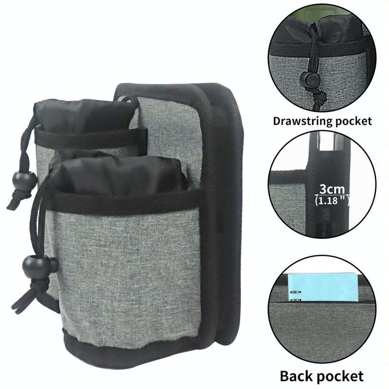 Luggage Travel Cup Holder Travel Beverage Storage Rack(Gray)
