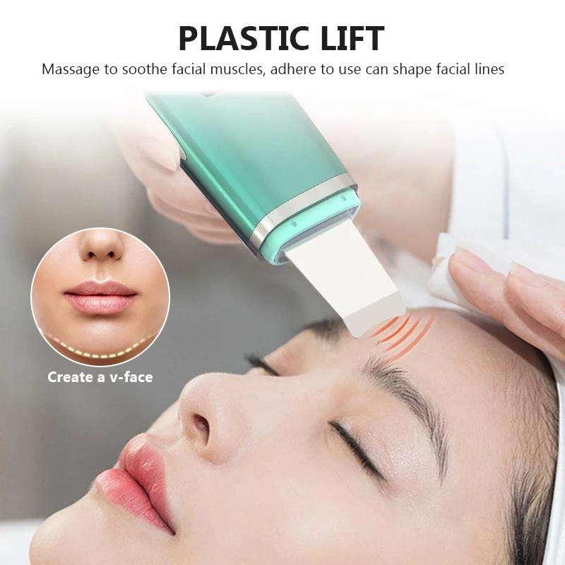 Ultrasonic Shoveling Machine Blackhead Beauty Instrument Iontophoresis Pore Cleaning Instrument(W...