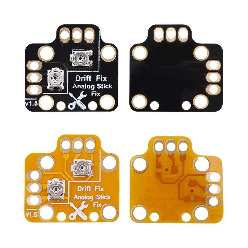2 PCS Controller Analog Thumb Stick Drift Fix Mod For PS5 / PS4 / Xbox One(Black)