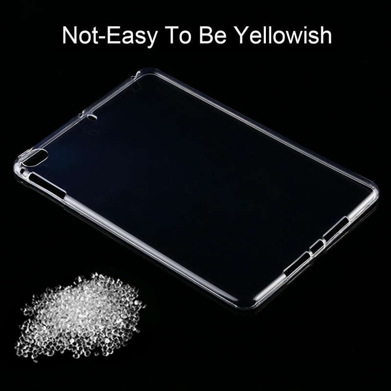 For iPad mini 4 / 5 0.75mm Ultrathin Transparent TPU Soft Protective Case