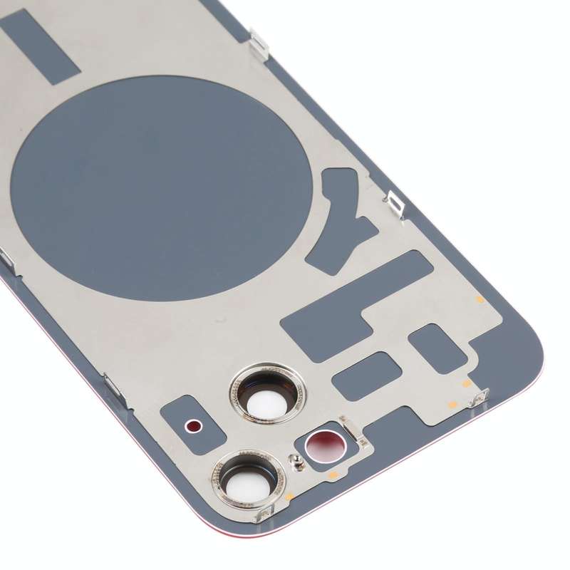 For iPhone 14 Back Housing Cover with Camera Lens(Red)