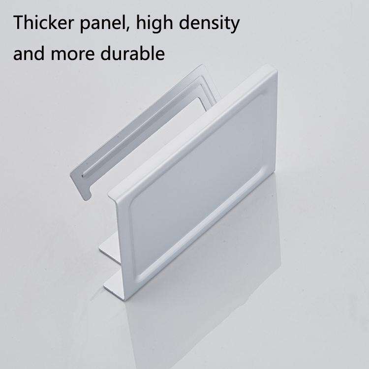 Punch-Free Space Aluminum Kitchen And Toilet Tissue Holder Mobile Phone Rack Roll Paper Holder, C...