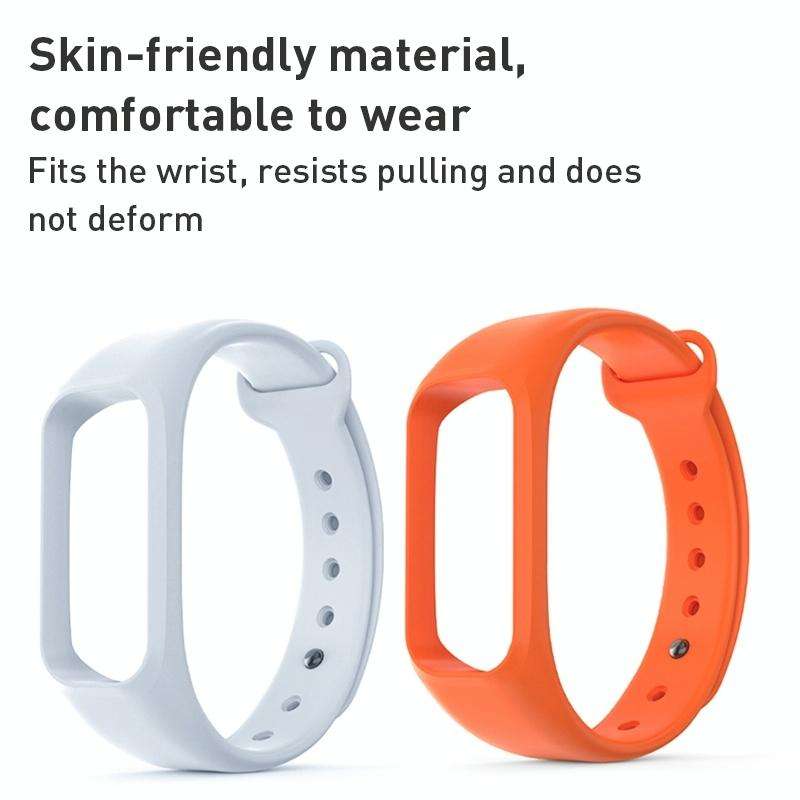 For OPPO Band Vitality Edition Waterproof Sweatproof Solid Color Watch Band(Black)