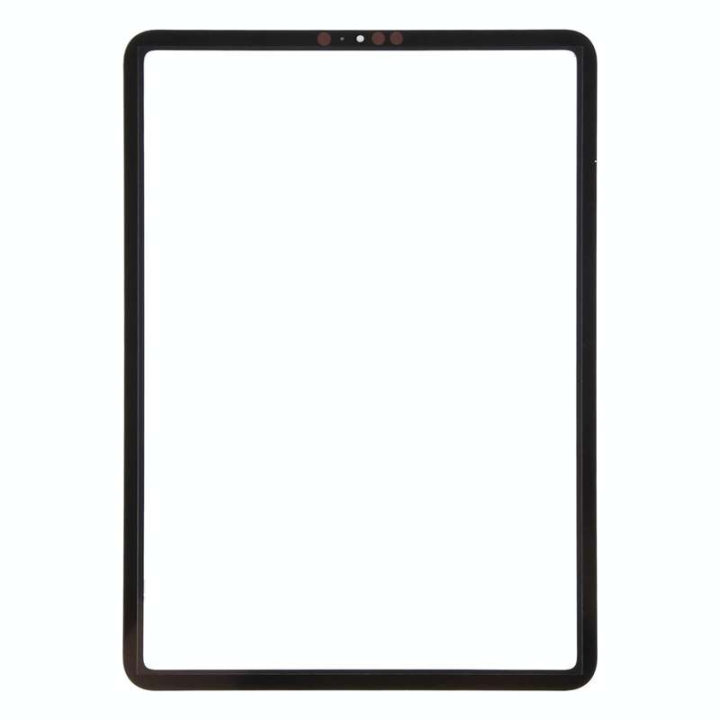 For iPad Pro 11 2018 2020 Front Screen Outer Glass Lens with OCA Optically Clear Adhesive(Black)