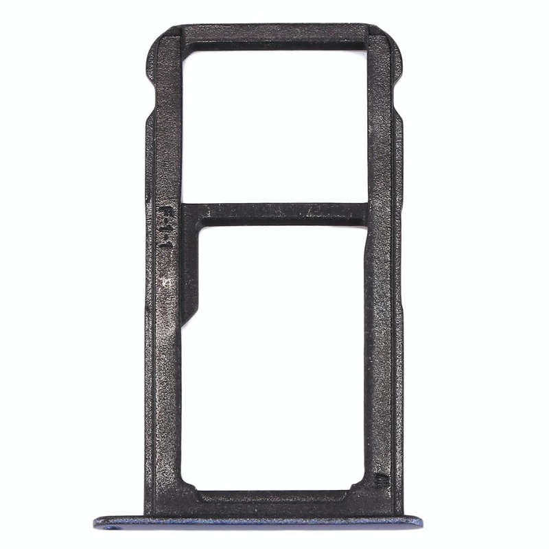 For Huawei P10 Lite SIM Card Tray & SIM / Micro SD Card Tray(Blue)