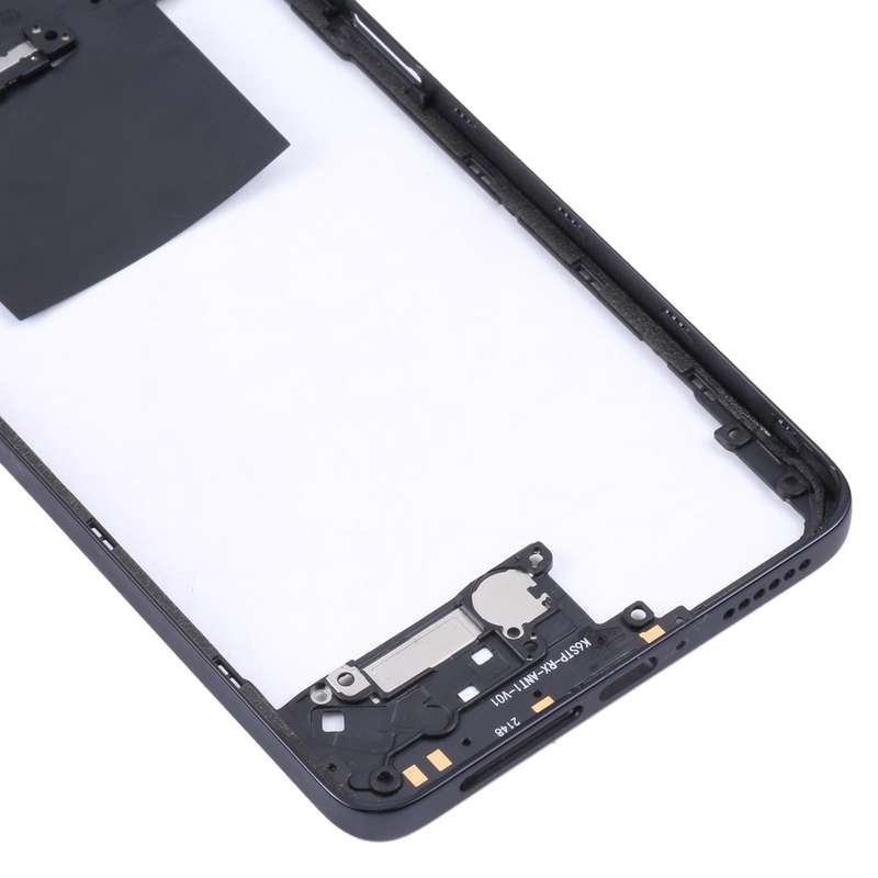 Middle Frame Bezel Plate for Xiaomi Poco X4 Pro 5G/Redmi Note 11E Pro(Black)