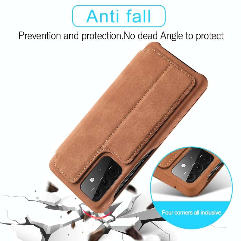 For Samsung Galaxy A52 5G / 4G LC.IMEEKE Hon Ancient Series Horizontal Flip Leather Case with Hol...
