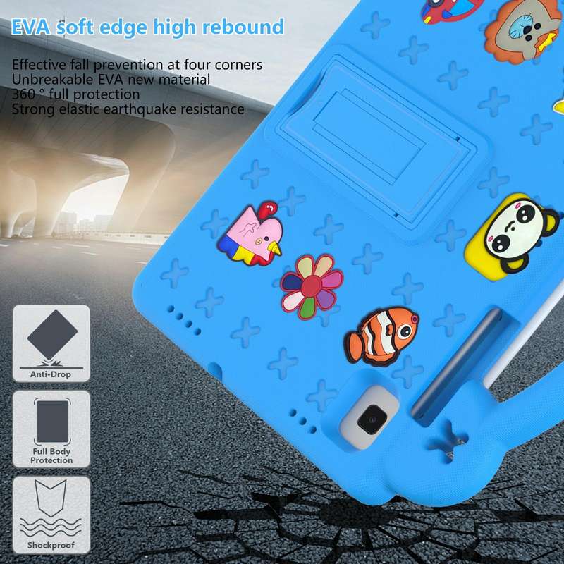 For Samsung Galaxy Tab S6 10.5 2019 T860/T865 Handle Kickstand Children EVA Shockproof Tablet Cas...