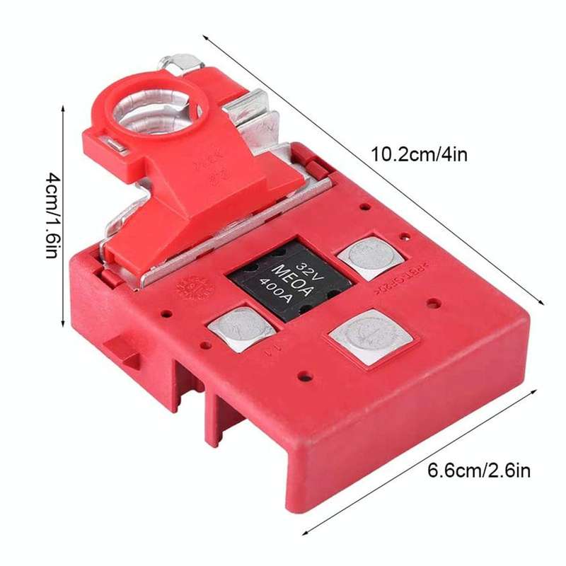 Car Battery Distribution Terminal 32V 400A Quick Release Fused Clamps Connector