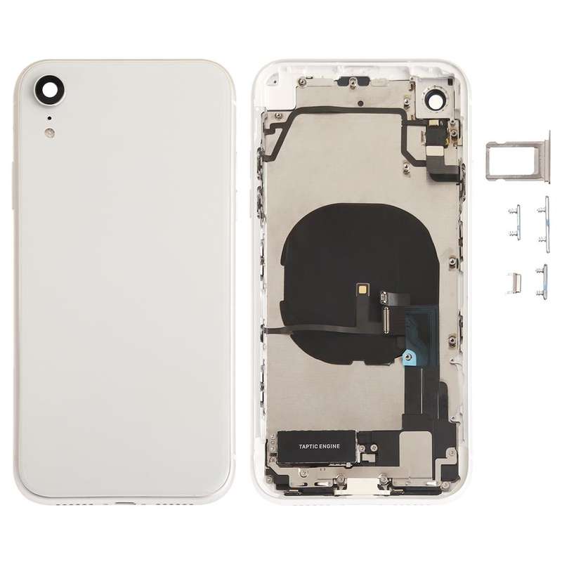 Battery Back Cover Assembly (with Side Keys & Speaker Ringer Buzzer & Motor & Camera Lens & Card ...