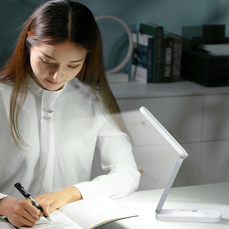 UNIYOUNG A211 Touch Dimming Charging Eye Protection Desk Lamp(Pink)