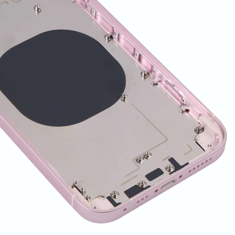 Back Housing Cover with Appearance Imitation of iP14 for iPhone XR(Pink)