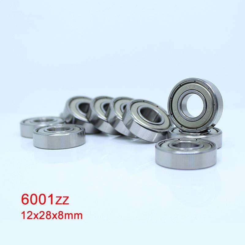 6001zz 20pcs Miniature Bearings Silent Deep Groove Ball Bearings
