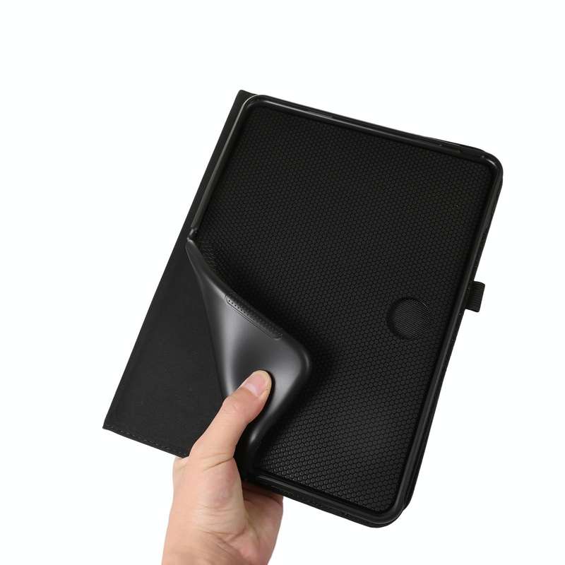 For OPPO Pad Neo 11.4 Fabric Leather Tablet Case(Black)