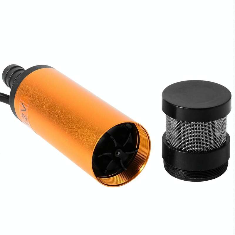 24V Car Electric DC Fuel Pump Submersible Pump, 38mm External Filter Version