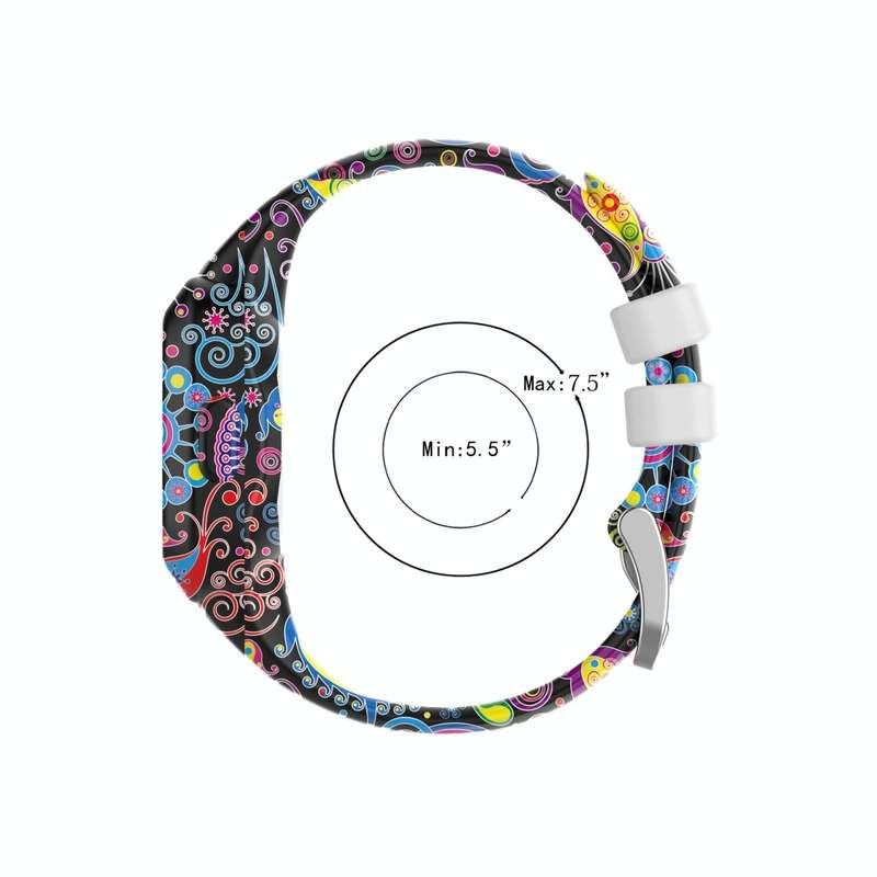 For Garmin Vivofit JR3 Silicone Printing Watch Band(Starry Sky)