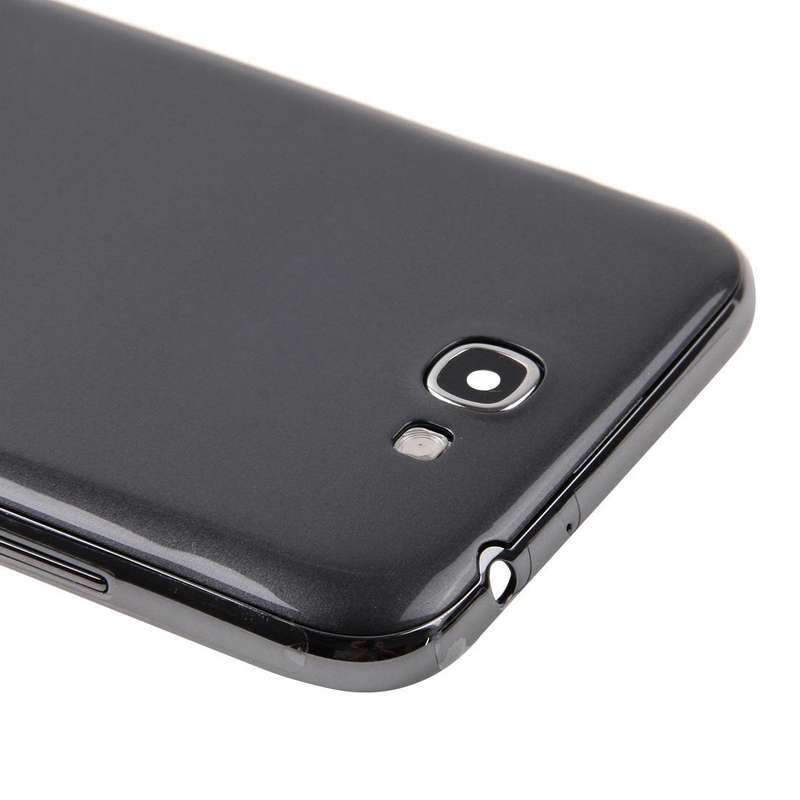 For Galaxy Note II / N7100 Middle Frame Bezel + Battery Back Cover (Black)