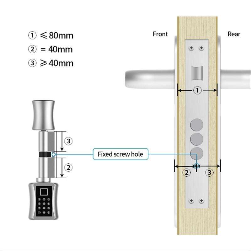 Office Home Value Fingerprint Password Smart Lock Core Password Lock Only LockLock Home Security ...