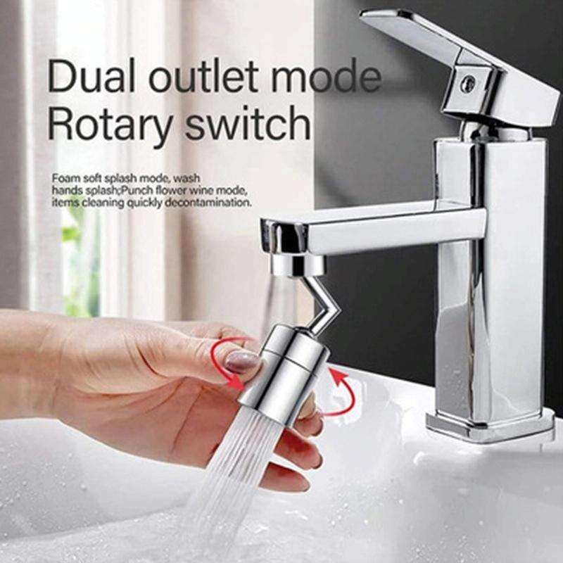 Universal Faucet Splash Guard Faucet Extender Connector, Specification: Inner Teeth+Outer Teeth U...