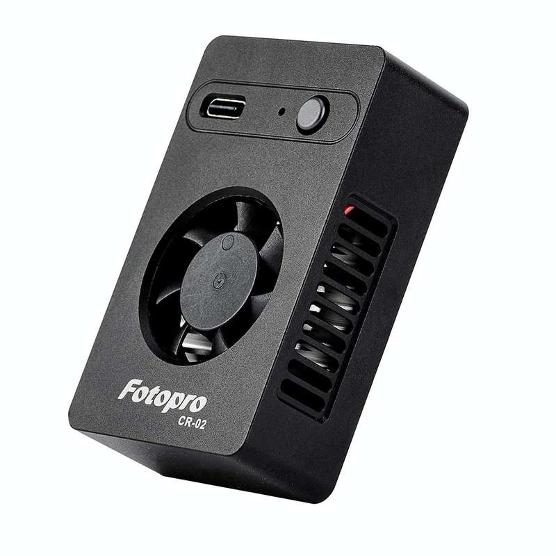 Fotopro CR-02 Camera Cooling Fan Cooler Heat Sink (Black)