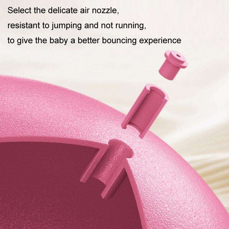 Jumping Ball Increase Children Balance Sense Training Sports Equipment, Color: Purple without Han...