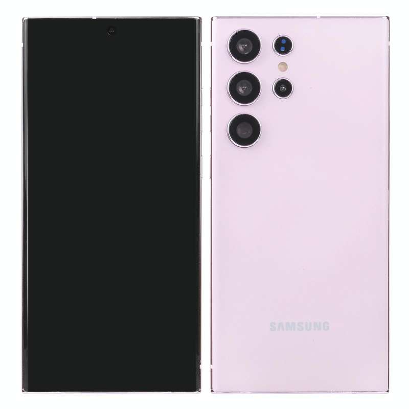 For Samsung Galaxy S23 Ultra 5G Black Screen Non-Working Fake Dummy Display Model(Purple)