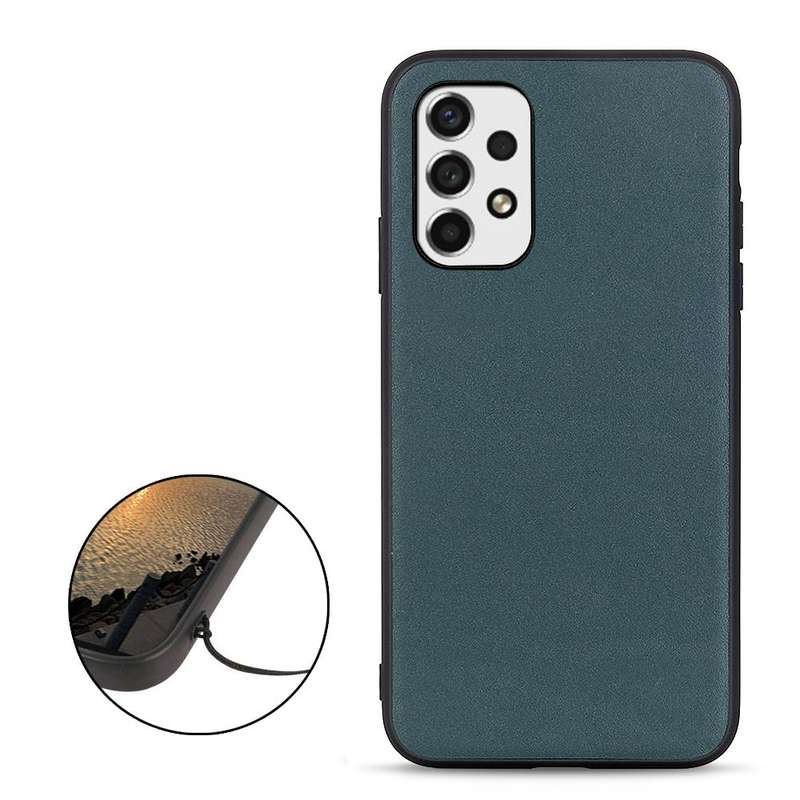 For Samsung Galaxy A53 5G Sheep Texture Leather Phone Case(Green)