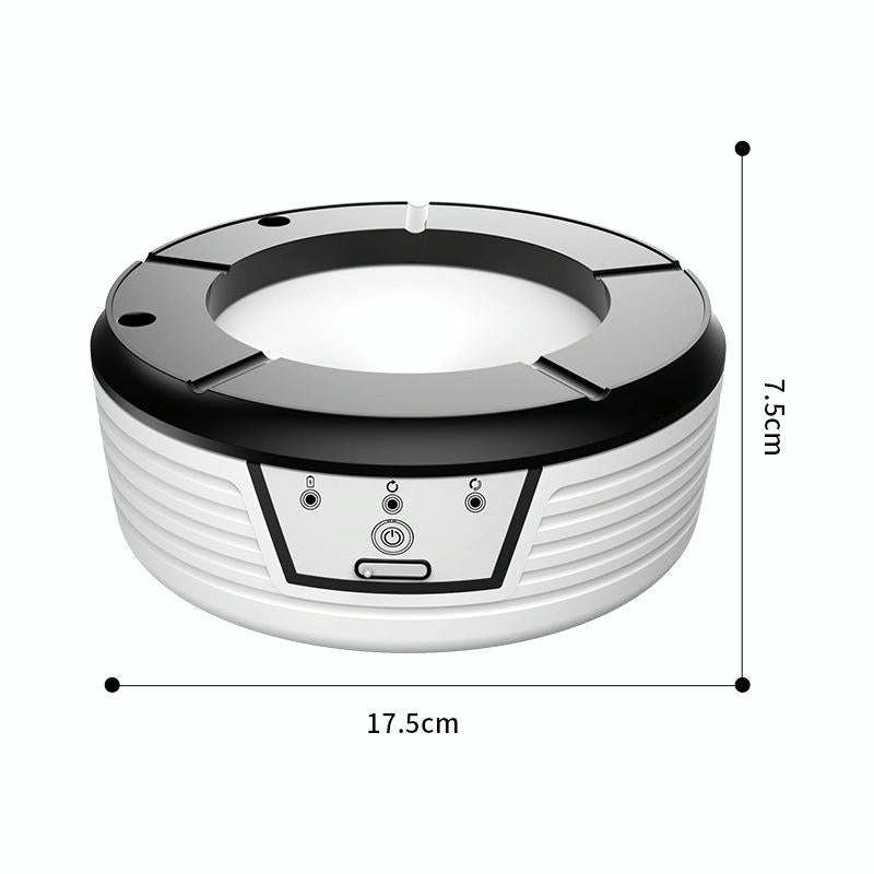 Inductive Automatic Flushing Ashtray Purifies The Air and Removes Cigarette Smell(Green)