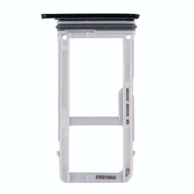 For Galaxy A3 (2017) / A320 SIM Card Tray + Micro SD Card Tray (Black)