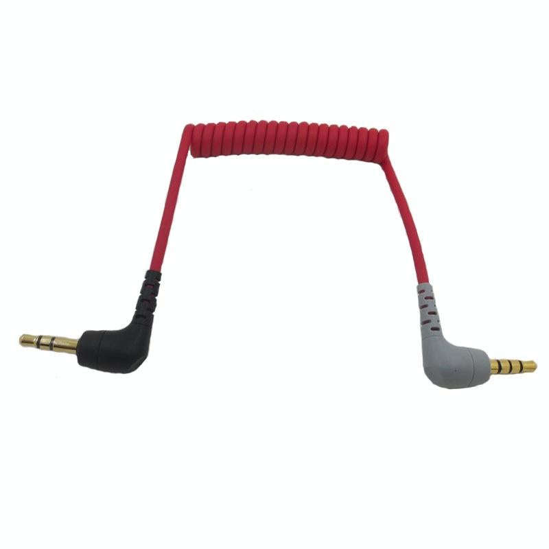 For BOYA / RODE SC2 TRS to TRS Wireless Lavalier Microphone Cable
